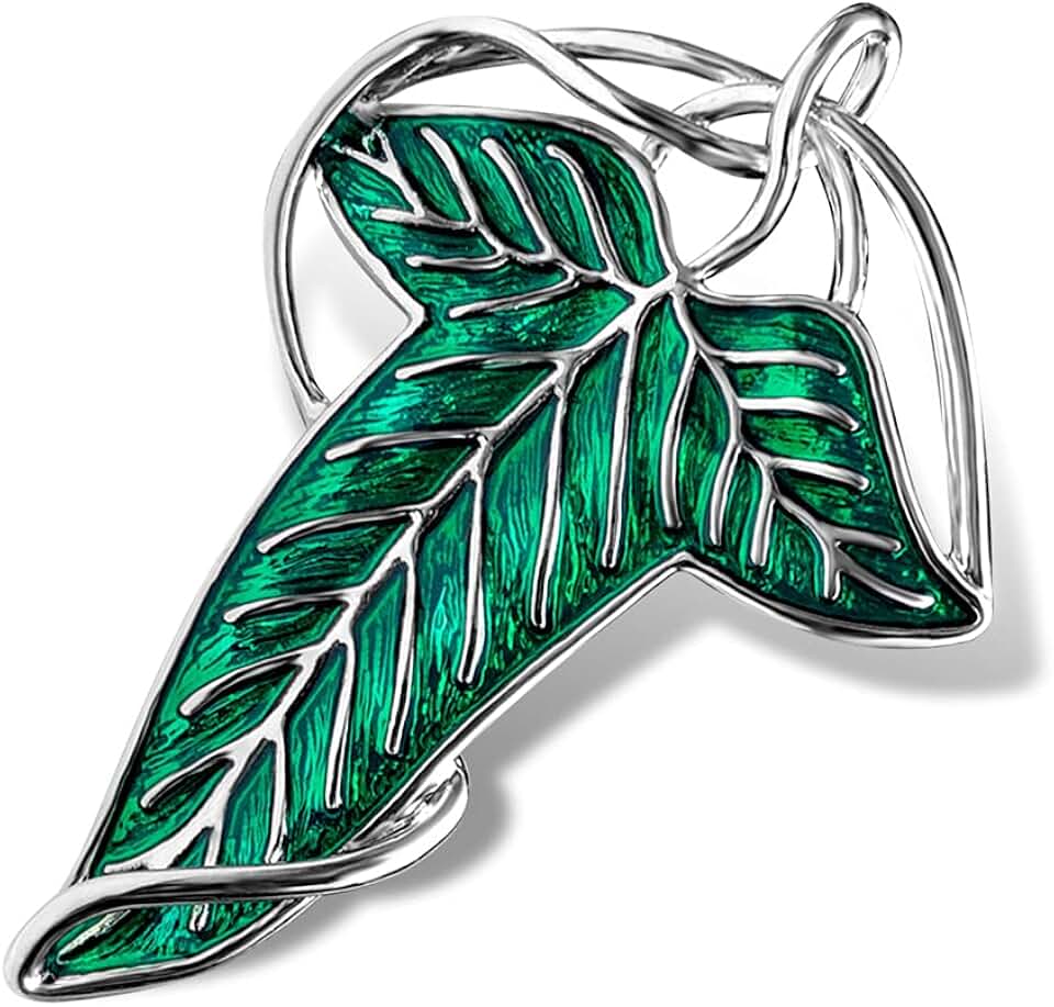 Elven Leaf Brooch Pin